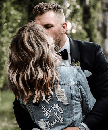 Amy Griffiths With Husband